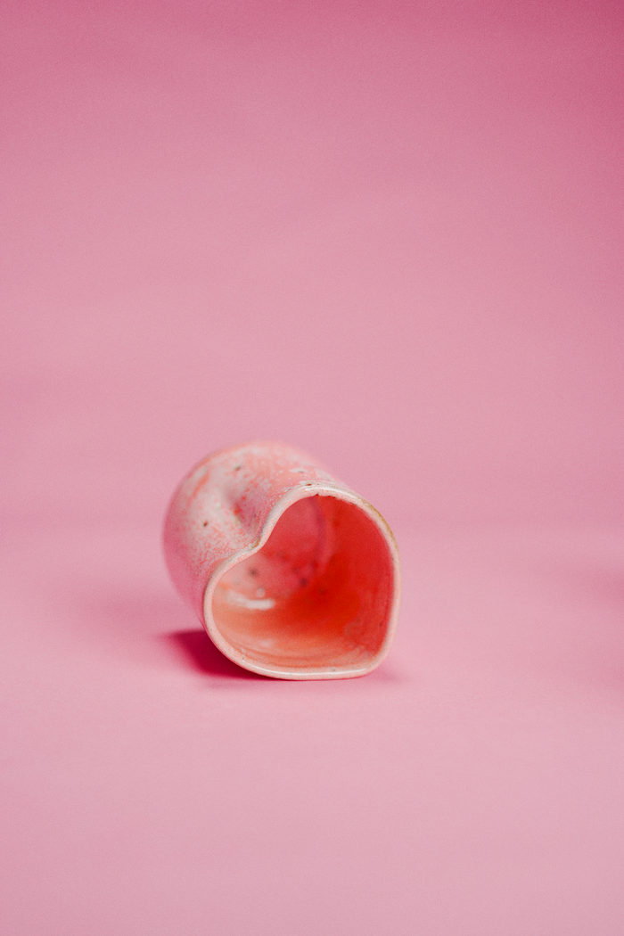 OUL │ LATTE HEART CUP │ PEONY BLUSH