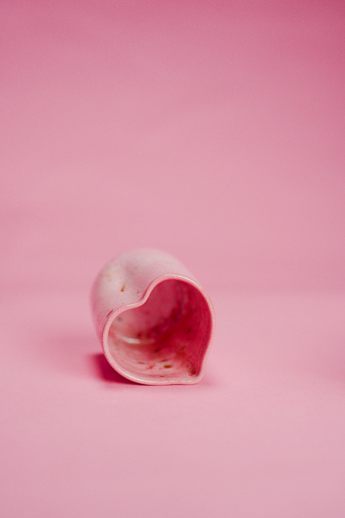 OUL │ LATTE HEART CUP │ BUBBLEGUM