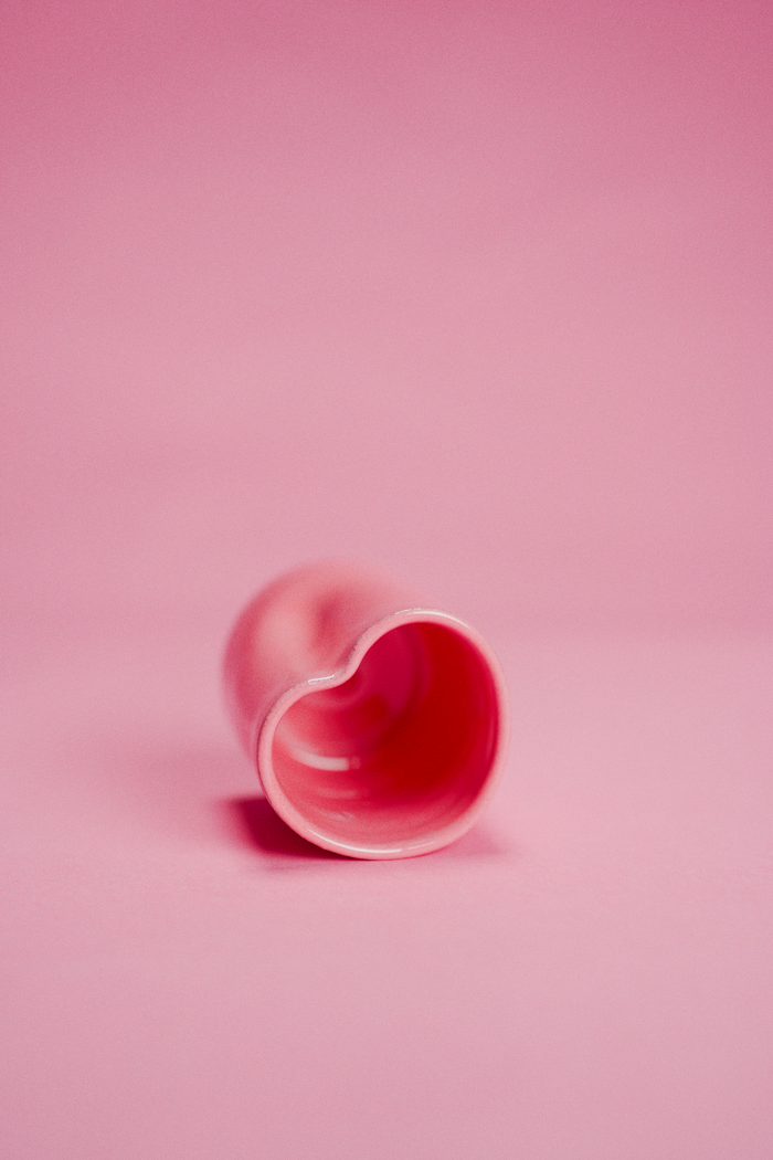 OUL │ ESPRESSO HEART CUP │ CLASSIC PINK