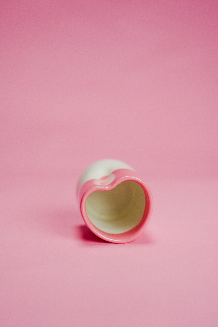 OUL │ ESPRESSO HEART CUP │ STONE-PINK