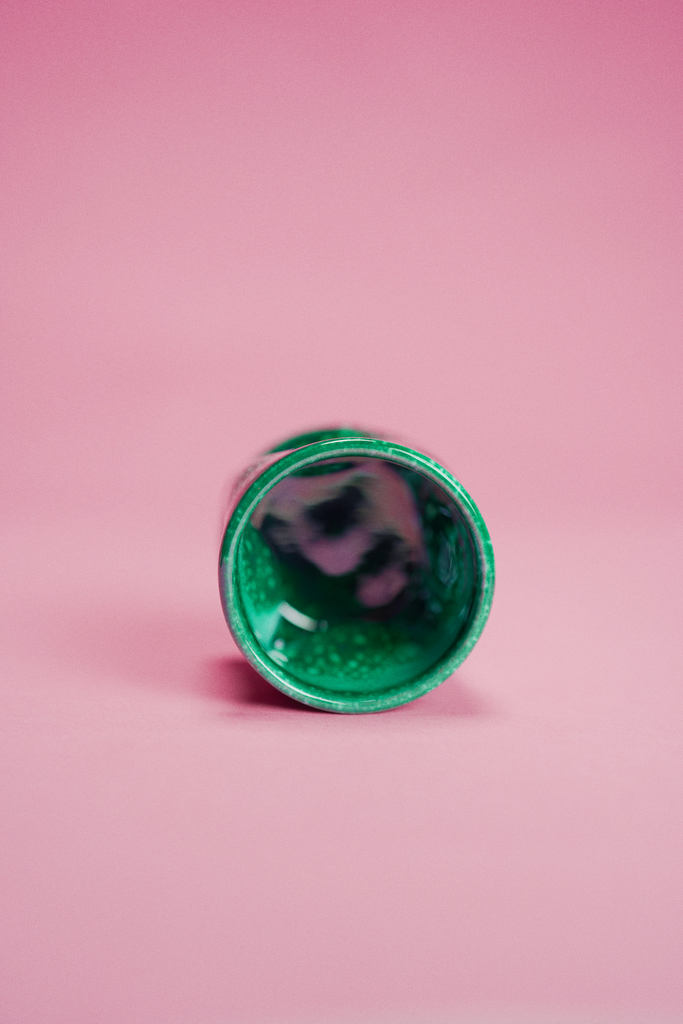 OUL │ DENTED ESPRESSO CUP │ ATLAS GREEN