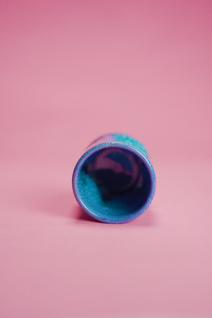 OUL │ DENTED ESPRESSO CUP │ AZURE