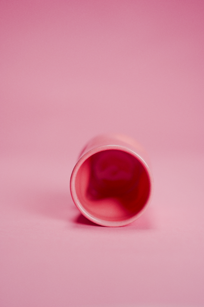OUL │ DENTED ESPRESSO CUP │ CLASSIC PINK