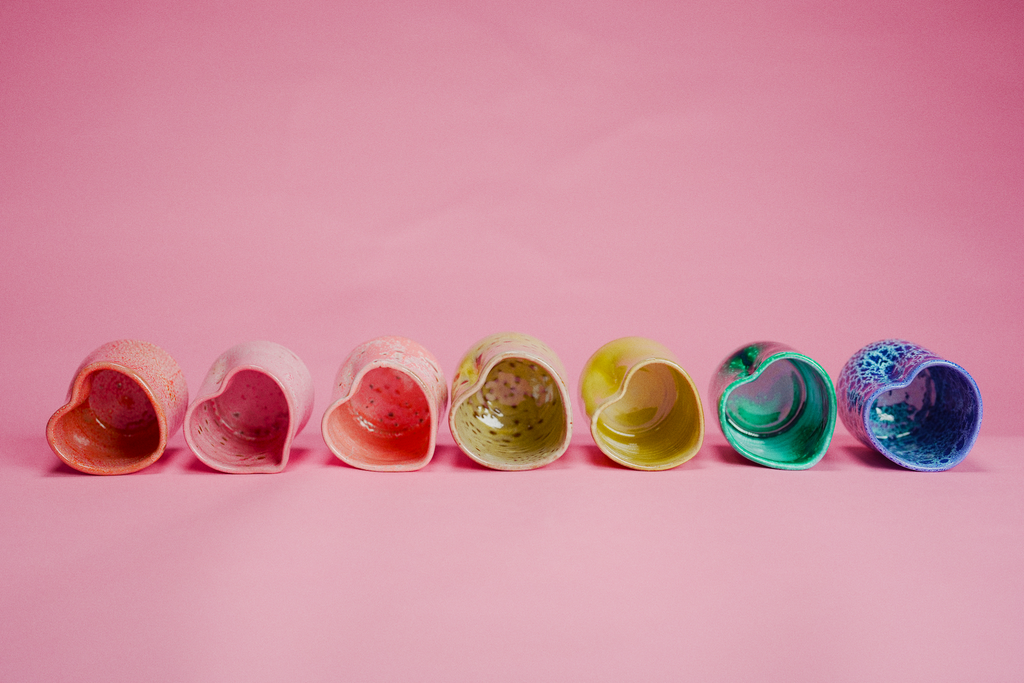 OUL │ LATTE HEART CUP │ ATLAS GREEN